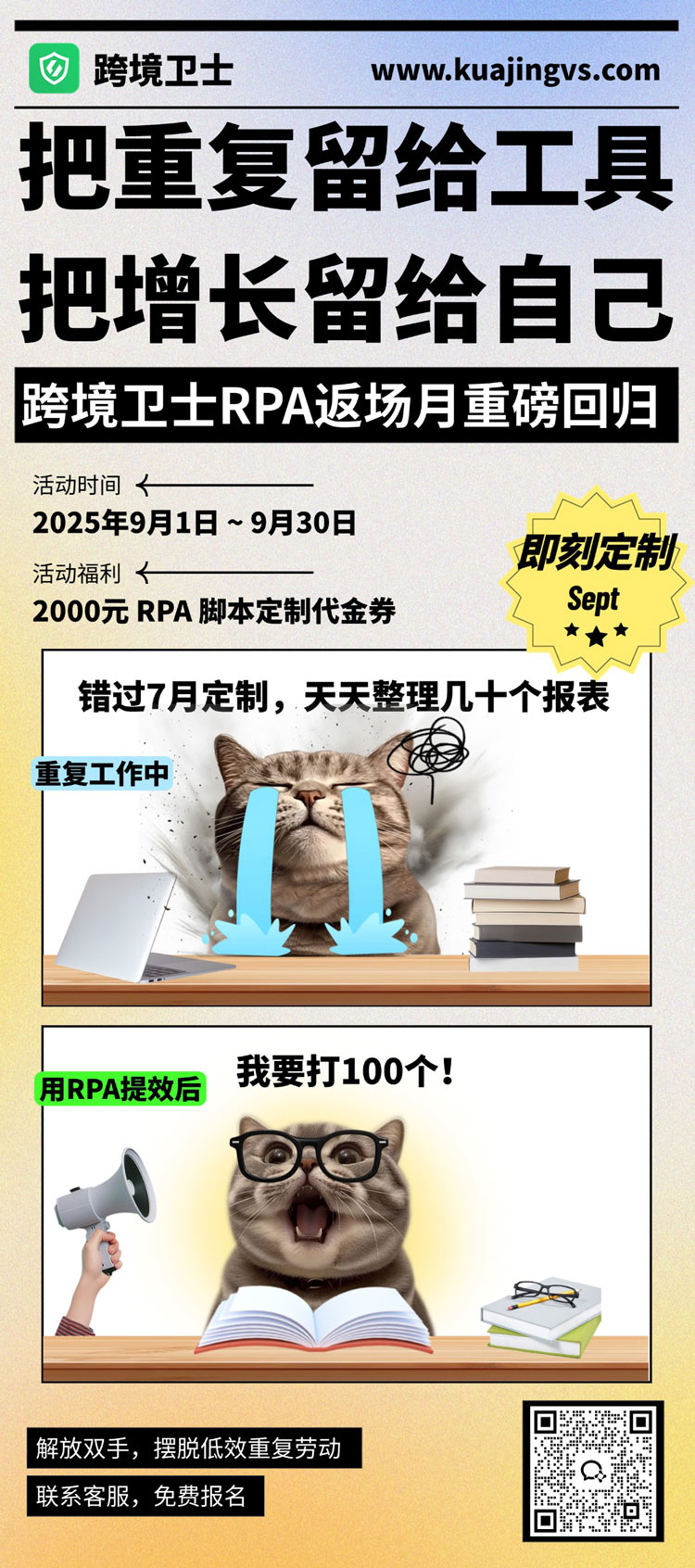 跨境卫士RPA返场,把重复留给工具,把增长留给自己